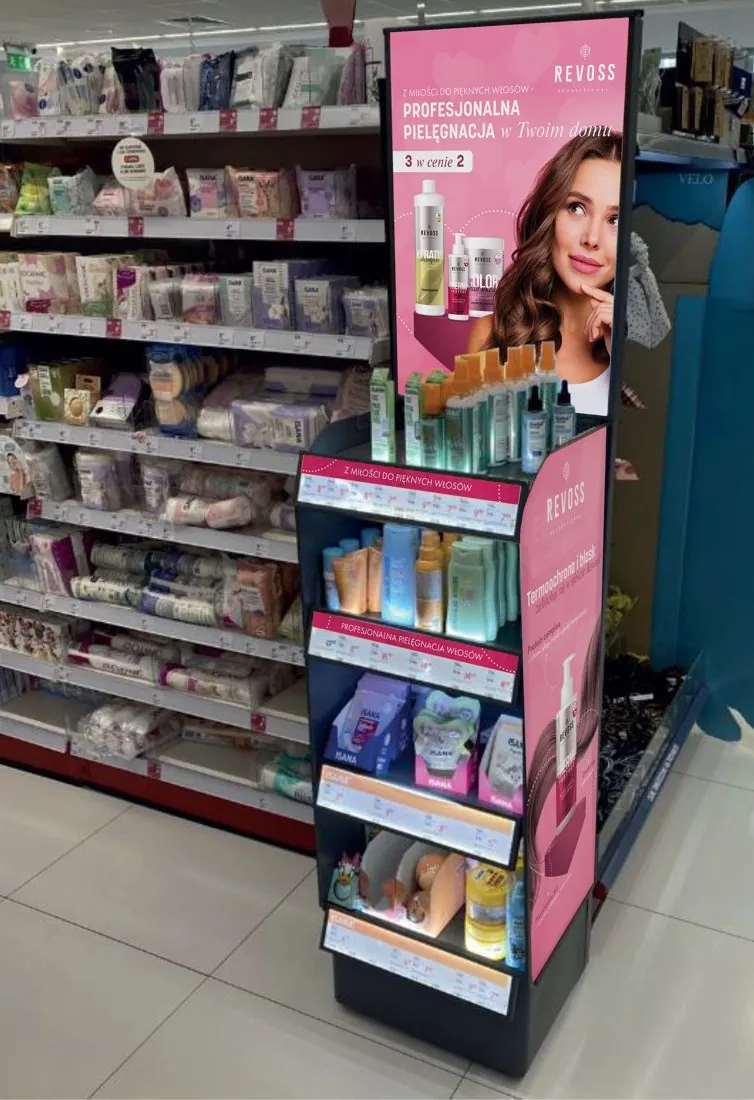 Revoss — stand w sklepie Rossmann